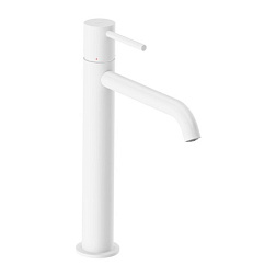 Смеситель для умывальника Espirit высота 25 см, до излива 16,7 см, неповоротный излив, белый цвет, без донного клапана, Ravak X070390 Ravak