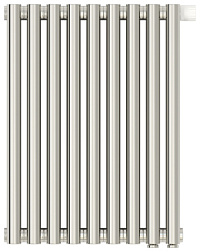Отопительный дизайн-радиатор Эстет 40,5х50 см, 9 секций, белый, двухрядный глухой, Сунержа 12-0312-5009 Сунержа
