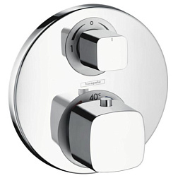 Лицевая часть встраиваемого смесителя Metris Ecostat E термостат, 2 функции, Hansgrohe 31573000 Hansgrohe