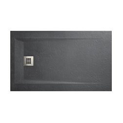 Поддон Rocks 120х90х3 см, антрацит, stonex, прямоугольный, Sanitana SP3014B0384100590 Sanitana