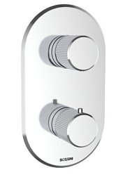 Лицевая часть встраиваемого смесителя PLY термостат, 5 функций, Bossini Z00932.030 Bossini