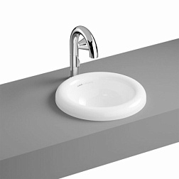 Встраиваемая сверху раковина Liquid 40х40 см, санфарфор, Vitra 7311B403-0016 Vitra