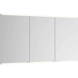 Зеркало Royal Modular 2.0 120х70 см, 3 дверцы, глубина 16 см, встраиваемое, с подсветкой, Keuco 800310120100000 Keuco