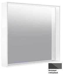 Зеркало Plan 80х70 см, антрацит глянцевый, 33 вт, с подсветкой, Keuco 33097112500 Keuco