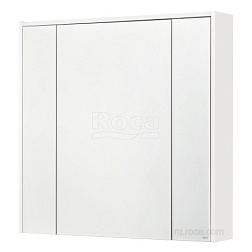 Зеркало Ronda 80х78 см, шкаф, белый матовый, с подсветкой, Roca ZRU9303009 Roca