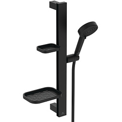 Душевой гарнитур Alu + матовый, 2 режима ручной лейки, чёрный цвет, Ideal Standard BD586XG Ideal Standard