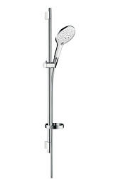 Душевой гарнитур Raindance Select S штанга 100 см, 3 режима, белый цвет, Hansgrohe 27803400 Hansgrohe