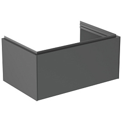 Модуль под раковину Conca 80х50,5х37 см, антрацит матовый, система push-to-open, Ideal Standard T4578Y2 Ideal Standard