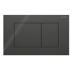 Клавиша смыва Sigma40 прямоугольные, сталь, механическая, черная, Geberit 115.629.SJ.1 Geberit