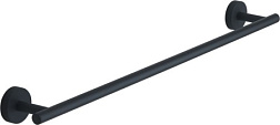 Горизонтальный полотенцедержатель Eros 60 см, нержавеющая сталь, матовый, цвет черный, Gedy 2321/60(14) Gedy