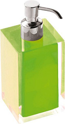 Дозатор Rainbow 210мл, с загнутой металлической помпой, зеленый, Gedy RA81(04) Gedy