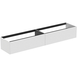 Модуль под раковину Conca 238,5х50,5х36 см, белый матовый, система push-to-open, Ideal Standard T4333Y1 Ideal Standard