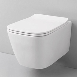 Подвесной унитаз A16 Mini 36х45,5 см, безободковый, без сиденья, Artceram ASV005 01; 00 Artceram