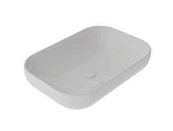 Накладная раковина Easy 60х42х13,5 см, санфарфор, GSG EALAVRE60000 GSG