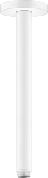 Потолочный кронштейн для верхнего душа матовый, белый цвет, Hansgrohe 27389700 Hansgrohe