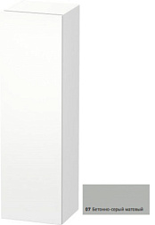 Шкаф-колонна DuraStyle 40х36х140 см, фронт - бетонно-серый матовый, корпус -  белый матовый, правый, подвесной монтаж, Duravit DS1219R0718 Duravit