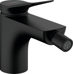 Смеситель для биде Vivenis матовый, чёрный цвет, с донным клапаном, Hansgrohe 75200670 Hansgrohe