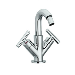 Смеситель для биде Twinprime высота до излива 13,7 см, с донным клапаном, Laufen 3.4232.1.004.111.1 Laufen