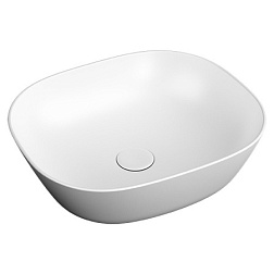 Накладная раковина Plural 45х38х13,5 см, санфарфор, белый матовый, Vitra 7810B401-0016 Vitra