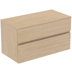 Модуль под раковину Finesse 100,2х50,5х55,8 см, со столешницей, светлый дуб (натуральный шпон), Ideal Standard E3435US Ideal Standard