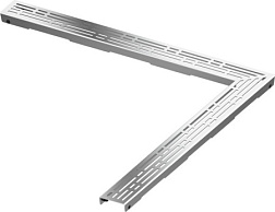 Решетка для дренажного желоба TECEdrainline 100 см, угловая, глянец, basic, нержавеющая сталь, TECE 611010 TECE