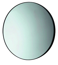 Зеркало 60х60 см, с профилем из термопластика, цвет черный матовый, Gedy 6000(14) Gedy