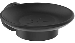 Настенная мыльница Iom черная матовая, цвет черный, с держателем, Ideal Standard A7929XG Ideal Standard