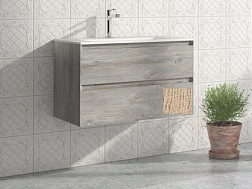 Модуль под раковину Marina 100х45,5х50 см, 2 ящика, цвет натуральный, IBX MC11002C/NATURAL IBX