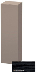 Шкаф-колонна DuraStyle 40х36х140 см, фронт - дуб чёрный, корпус -  базальт матовый, левый, подвесной монтаж, Duravit DS1219L1643 Duravit