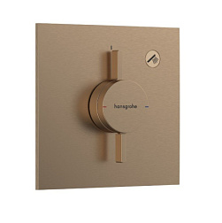 Лицевая часть встраиваемого смесителя DuoTurn E 1 функция, бронза, Hansgrohe 75617140 Hansgrohe