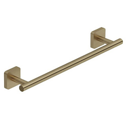 Горизонтальный полотенцедержатель Vela S 30 см, брашированное, золото, Kludi 25962N0 Kludi