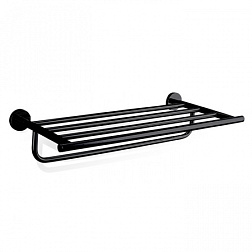 Полка для полотенец Basic 50 см, матовый, цвет черный, Decor Walther 0531860 Decor Walther