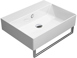 Подвесная раковина Kube-x 60х47х16 см, санфаянс, GSI 9431011 GSI