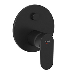 Лицевая часть встраиваемого смесителя X1 матовый, 2 функции, чёрный цвет, Kludi 327593975 Kludi