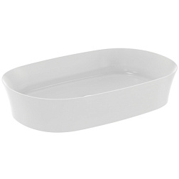 Накладная раковина Ipalyss 60х38х12 см, технология Diamatec®, санфарфор, белый матовый, Ideal Standard E1396V1 Ideal Standard