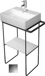 Консоль для раковины DuraSquare 51,5х33х79 см, хром, напольная, Duravit 0031091000 Duravit