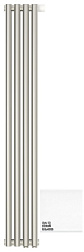 Отопительный дизайн-радиатор Эстет 18х120 см, 4 секции, правый, белый, однорядный коаксиальный, Сунержа 12-0321-1204 Сунержа