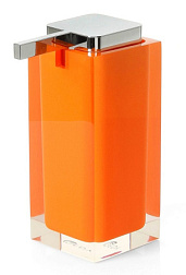 Дозатор Rainbow 210мл, с плоской пластиковой помпой, оранжевый, Gedy RA80(67) Gedy