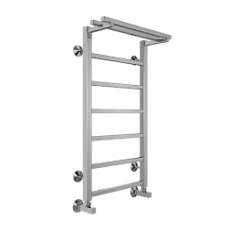 Водяной полотенцесушитель Контур 40х80 см, нижнее подключение, с полкой, Terminus 4670078529701 Terminus