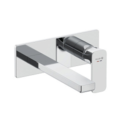 Внешняя часть встраиваемого смесителя для раковины Renon длина излива 21см, Kludi 422440575 Kludi