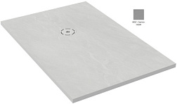 Поддон Singulier 140х90х3 см, светло-серый, антискользящее покрытие, Neoroc, прямоугольный, Jacob Delafon E67025-MGZ Jacob Delafon