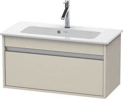 Модуль под раковину Ketho 80х38,5х41 см, серо-коричневый матовый, Duravit KT642309191 Duravit