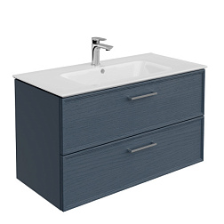 Модуль под раковину Piano 92,8х45х52,5 см, ясень синий матовый, Kerama Marazzi PIA.CL.95\BLU.M Kerama Marazzi