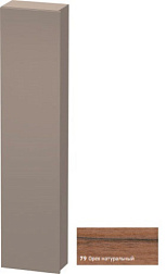 Шкаф-колонна DuraStyle 40х24х180 см, корпус-базальт матовый, фронт-орех натуральный, левый, подвесной монтаж, Duravit DS1228L7943 Duravit