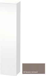 Шкаф-колонна DuraStyle 40х36х180 см, корпус-белый матовый, фронт-базальт матовый, левый, подвесной монтаж, Duravit DS1229L4318 Duravit