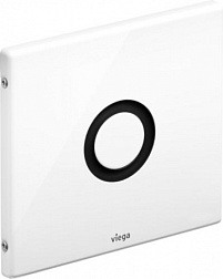 Электронная панель с бесконтактным смывом для писсуара Visign for Public белый, сталь, Viega 735524 Viega