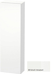 Шкаф-колонна DuraStyle 40х24х140 см, фронт - белый глянцевый, корпус -  белый матовый, правый, подвесной монтаж, Duravit DS1218R2218 Duravit