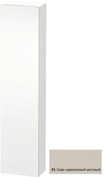 Шкаф-колонна DuraStyle 40х24х180 см, корпус-белый матовый, фронт-серо-коричневый, правый, подвесной монтаж, Duravit DS1228R9118 Duravit