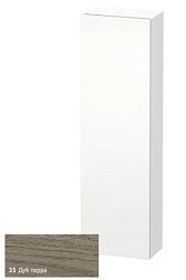 Шкаф-колонна DuraStyle 40х24х140 см, фронт - дуб терра, корпус -  белый матовый, правый, подвесной монтаж, Duravit DS1218R3518 Duravit