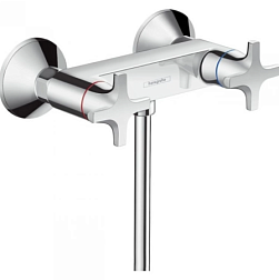 Настенный смеситель без излива Logis хром, без лейки, Hansgrohe 71689000 Hansgrohe